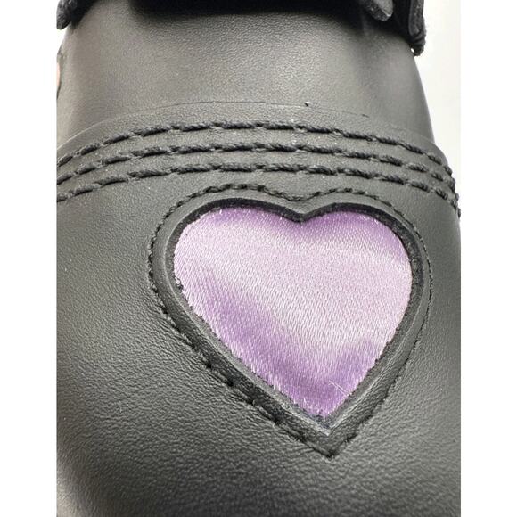 Dr Martens Womens Size 8 Sinclair Heart Platform Boots Zipper Laces Brand New - Picture 11 of 11